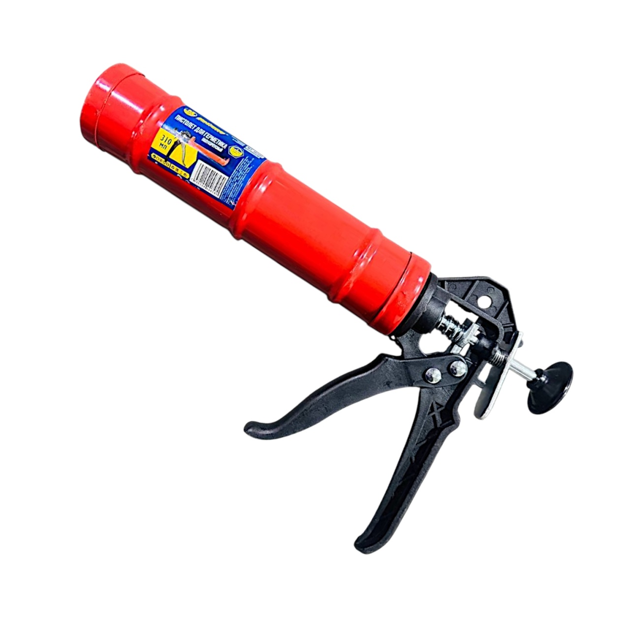 пистолет для герметика 310 мл., алюминиевый, полукорпусный, красный, "maximum" (максимум) мх 46580 оптом