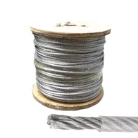 Трос стальной в оплетке ПВХ 3 мм 200 м, "MAXIMUM"